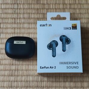 中古　EarFun Air 2 Bluetooth 5.3 ワイヤレスイヤホンハイレゾ LDAC対応　40時間再生