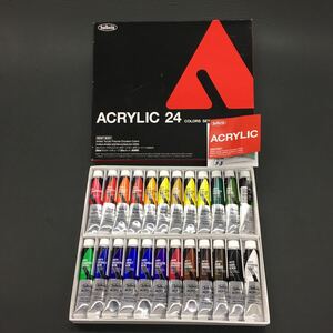 holbein ホルベイン アクリリックカラー ベビーボディ 24色セット アクリル絵の具 20mlラミネートチューブ AU995 アート用品 美術 画材