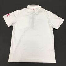 OAKLEY オークリー ゴルフウェア スポーツウェア 半袖ポロシャツ スカルロゴ刺繍 メンズ サイズXL ホワイト_画像2