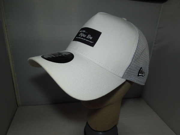 New Era 5パネル　スポーツキャップ　メッシュ　シグネチャー　フリー 白