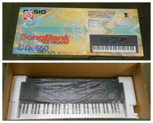  used exhibition goods CASIO/ Casio SongBank KEYBOARD CTK-550 [F-249] * free shipping ( Hokkaido * Okinawa * remote island excepting )*