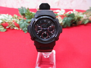 【AS514/クリ】CASIO/カシオ　G-SHOCK/G-ショック　メンズ　腕時計　SHOCK RESIST　AW-591ML　動作品♪