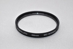 #1574fj ★★ 【送料無料】marumi マルミ MC-NORMAL 58mm コーディング?がれ有 ★★