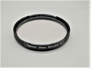 #1245fh ★★ 【送料無料】Canon SKYLIGHT 1x 58mm ★★