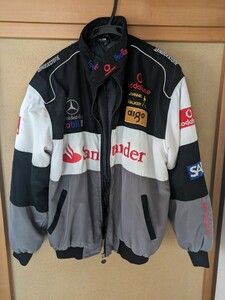  гоночная куртка жакет джемпер блузон вышивка Mercedes Benz McLAREN Bridgestone Mobil Formula 1 F1
