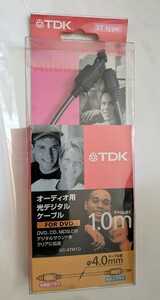 TDK 光デジタルケーブル　光角型光ミニ　1m OC-4TM10