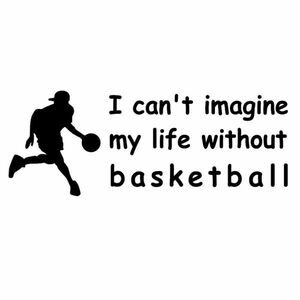 * thousand jpy and more postage 0*(15cm) [ basketball none. life is thought .. not B] buzzer beet,NBA, car rear glass for sticker also optimum (4)