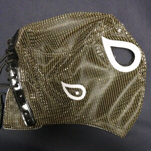 SALE！　初代　ブラックマン　メタルジャージ　試合用マスク　メキシカンマスク伝説　タイガーマスク