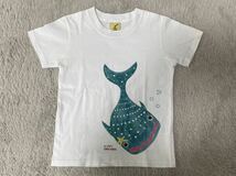 【120cm】★JAM MARKET キッズ ジュニア 女の子用 沖縄限定 ジンベイザメ 半袖Tシャツ★_画像1