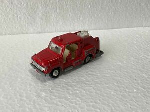 古いミニカー★トミカ No.68 いすず　FIRE ENGINE 旧ホイール 日本製★箱無し 中古品 当時物 ジャンク