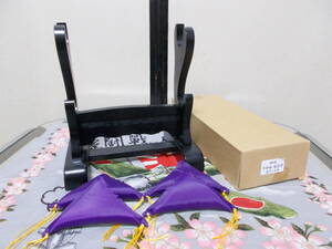  sword .. pcs (2 pcs hold .) box, zabuton attaching.. free shipping!!