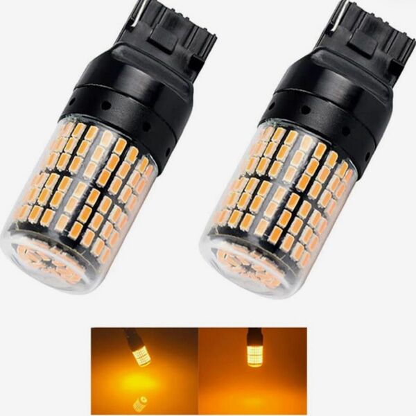 T20 シングル LED ウインカー アンバー オレンジ イエロー バックランプ LEDウィンカー LED電球