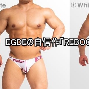 【即決】隅々まで文字を追いたくなる!?(#^^#) EGDE≪REBOOT RE スーパーローライズ ビキニ(M)出品するものはDark Navyですの画像5