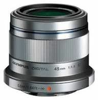 【新品未使用品】オリンパス　交換用レンズ　マイクロフォーサーズ　M.ZUIKO DIGITAL 45mm F1.8　シルバー