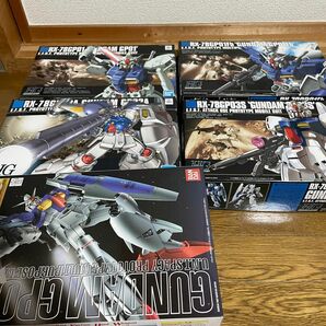 ガンプラ HG「GP-01、01Fb、02、03S」MG「GP-01Fb」セット売り