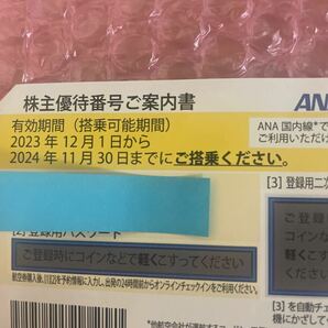 ANA 全日空 株主優待券 有効期限 ２０２４年１１月３０日の画像2