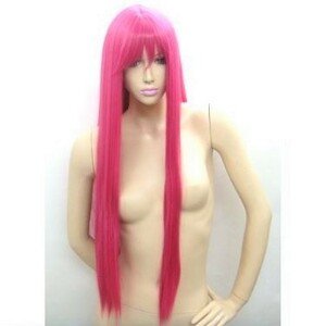 (Бесплатная доставка) Косплей длинный парик (GT-80TF Cherry Pink Wig Net)