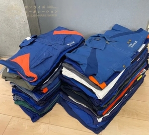 ユーロワークジャケットMIX Men's S~XL ×65着set ユーロ古着 カバーオール 検品済 SRC古着卸 セット まとめ売り 仕入れ 卸売り