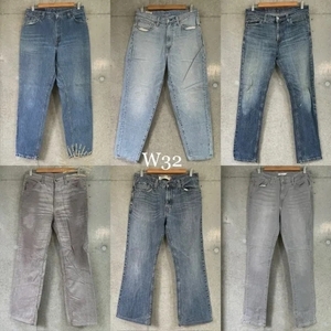 30着 LEVI'SデニムパンツMIX Men's W32~W38 リーバイス デニムパンツ 501 検品済 SRC古着卸 セット まとめ売り 仕入れ 卸売り