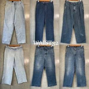  Denim tuck брюки MIX (Men's W32~W36)×17 надеты set евро б/у одежда US б/у одежда Denim слаксы осмотр товар settled SRC б/у одежда . комплект продажа комплектом запас . продажа 