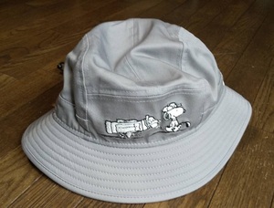 ★新品　NEW ERA ニューエラ (14124304) 【ゴルフ】 スポーツバケット PEANUTS ピーナッツ　 グレー 2024春夏　S/Mサイズ(約57cm) 