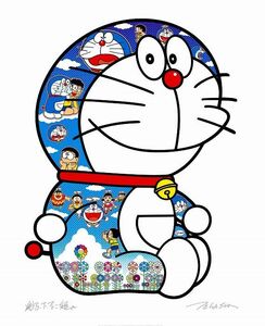  внутренний стандартный магазин покупка kaikaikiki zingaro Мураками . Doraemon постер ED300.... Doraemon плач ... смех ... новый товар нераспечатанный 