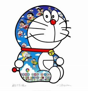  внутренний стандартный магазин покупка kaikaikiki zingaro Мураками . Doraemon постер ED300.... Doraemon [ синий пустой. внизу. . моти. хороший день ] новый товар нераспечатанный 