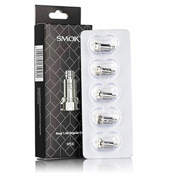 SMOK Nord Regular Coil 1.4ohm 5pcs pack ノードレギュラーコイル 5個　Nord交換用コイル