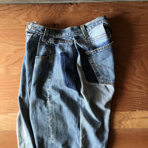 BONUM Levis 501 リメイク デニム パンツ ワイド タックパンツ ボナム ジーンズ リーバイス メンズ レディース_画像4