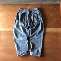 BONUM Levis 501 リメイク デニム パンツ ワイド タックパンツ ボナム ジーンズ リーバイス メンズ レディース_画像3