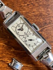 Cortebert Colt veil hand winding dokta-z watch cal.416 men's wristwatch lady's wristwatch Vintage Colt belt 