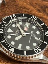 セイコー skx031 ダイバーズ メンズ腕時計 自動巻き seiko 7s26-0040 不動ジャンク 2000年7月製 _画像7