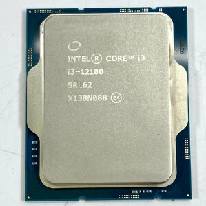 Intel Core i3-12100 3.30GHz SRL62 デスクトップパソコン用CPU 抜き取り品 ＆　動作確認OK