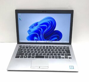 NT: 第８世代☆SONY VAIO VJPG11C11N Core i5-8250U　1.60GHｚ /メモリ：8GB/SSD:256GB/ 無線/ノートパソコ＆Windows11