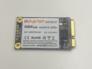 【中古動作品】サンイースト mSATA SSD 1TB SUNEAST SE900 ○YR-17350○