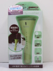 【中古未使用品】 Toromba トロンバ USB パーソナル加湿器 TB01-GR グリーン ○YR-14226○