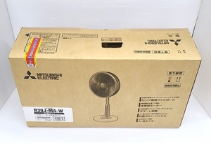 【中古未使用品】 三菱 MITSUBISHI 扇風機 30cm リビング扇 R30J-MA-W ○YR-17084○