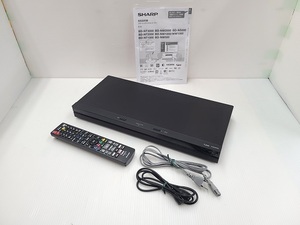 【中古品】 シャープ SHARP BDレコーダー AQUOS ブルーレイ 500GB BD-NS500 2016年製 ○YR-17207○