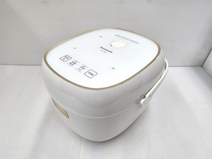 【中古品】 パナソニック Panasonic IH式 炊飯器 炊飯ジャー 3.5合炊き ガラスパネル SR-KT060 2020年製 ○YR-17276○