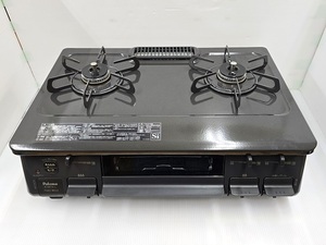 【中古品】 パロマ Paloma ガスコンロ 都市ガス 左強火力 水無片面焼グリル IC-S87K-1L 2020年製 〇YR-17292〇