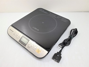 【中古品】 パナソニック Panasonic 卓上 1口 IH コンロ クッキングヒーター KZ-PH33 2017年製 ○YR-16415○