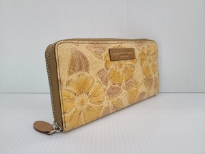 【中古品】 キャサリンハムネット KATHARINE HAMNETT 長財布 花柄 ファスナー ○YR-16680○