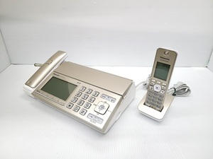 [ secondhand goods ] Panasonic Panasonic..... telephone machine FAX fax KX-PZ720-N cordless handset attaching champagne gold 0YR-171600