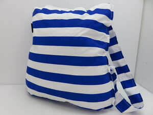 【中古品】 notabag ノットアバッグ BAG&BACKPACK MarineStripes ブルー ボーダー　リュック トートバッグ 〇YR-10570〇