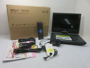 【中古品】Wizz 地デジ対応 ポータブルDVDプレーヤー WPD-T1091 〇YR-16067〇