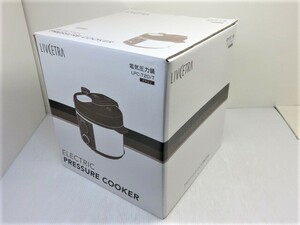 【中古品】 LIVCETRA リブセトラ アルファックス・コイズミ 電気圧力鍋 2.0L LCP-T20/T ブラウン 2020年製 ○YR-14760○