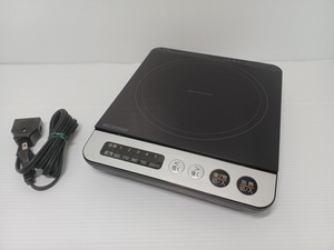 【中古品】 アイリスオーヤマ IHコンロ IHK-T36-B ブラック 2018