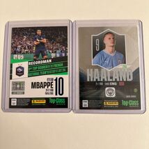 Panini top class soccer haaland mbappe 2枚set unbelievable holo giants _画像2