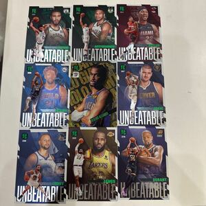 panini top class unbeatable 9枚set 1枚holo giants james curry Durant jokic embiid tatum butler Antetokounmpo