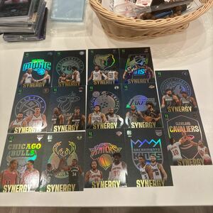 Top class panini 14枚set synergy lakers bulls kings 76ers nba カード